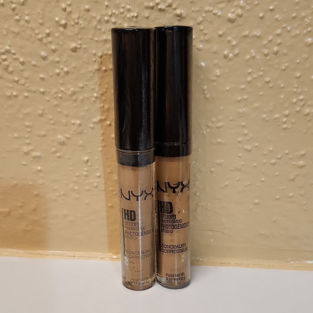 NYX HD Studio Photogenic Concealer - Cw06.7 Caramel Lot(2)
